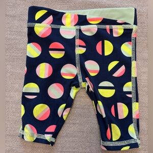 Cat & Jack Navy Swimsuit with Pastel Polka Dots